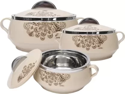 Jaypee Florina Thermoware Casserole (2000 ml, 1500 ml, 1000 ml)