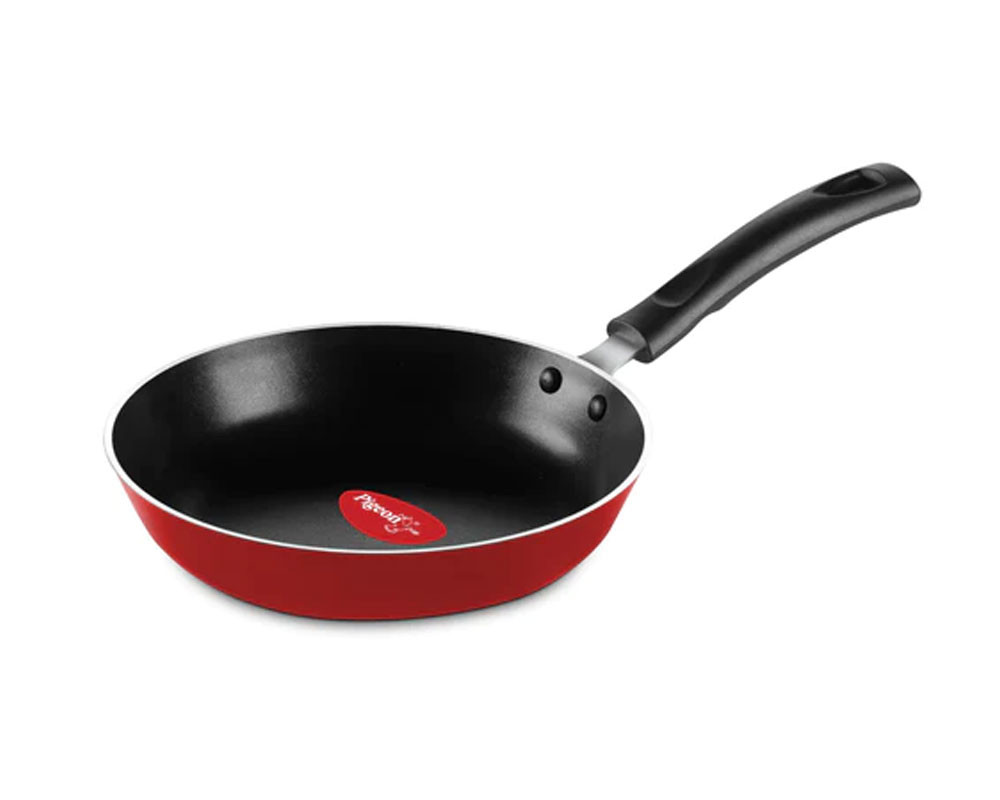 Pigeon Nonstick Storm Fry Pan 260 IB - PI14040 | Induction Bottom | Red & Black | 1 Pc